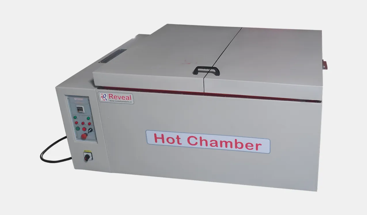 Hot Air Chamber Oven - Walk-in Front